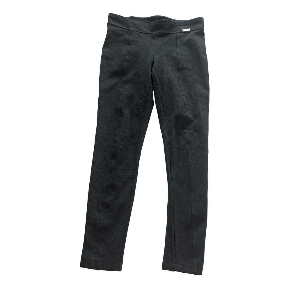 Calvin Klein Women's Size‎ XS Power Stretch Ponte Pants Gray Seam Career Capsule